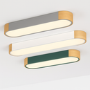 Decorative wooden ceiling lights with remote control panels