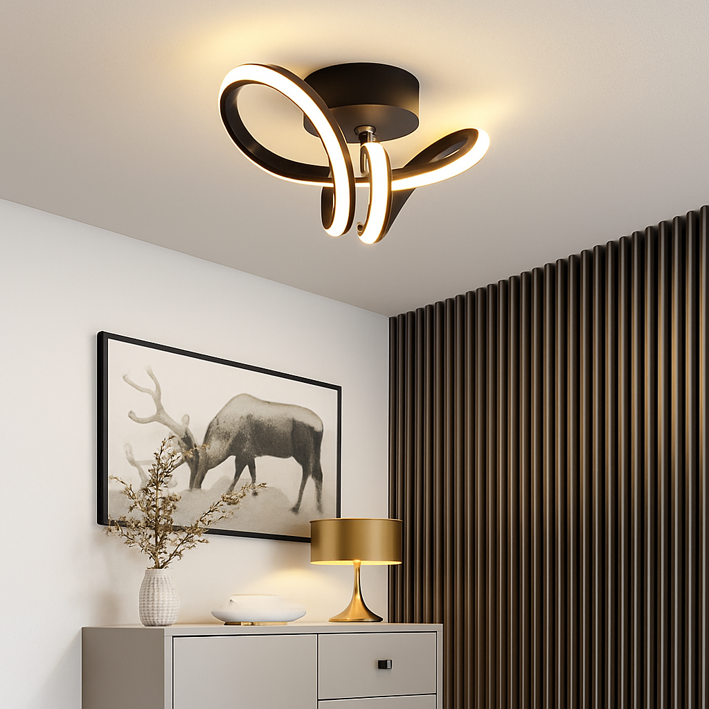 Surface mounted LED ceiling lights for home
