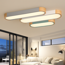 Minimalist solid wood ceiling lights with acrylic panels new collection