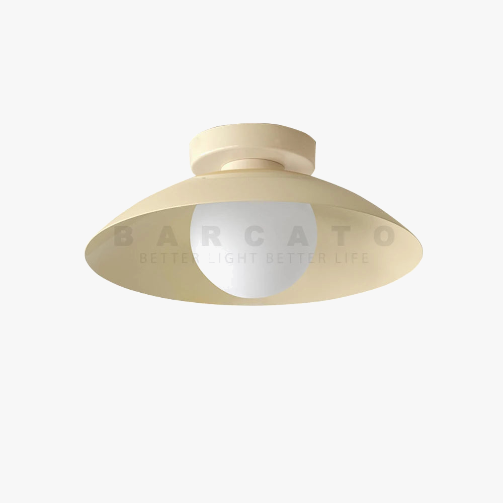 Nordic ceiling light for children's room with colourful metal shade 110V 220V beige red G9 modern lamp for hallway and indoor spaces