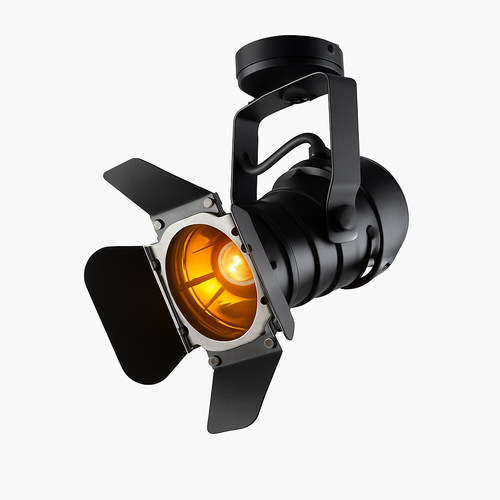 Industrial vintage spotlight - vue 3 sur 5