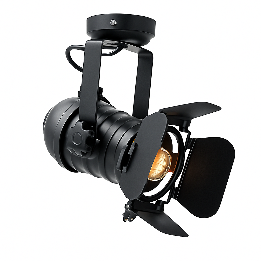 Industrial vintage spotlight - vue 5 sur 5