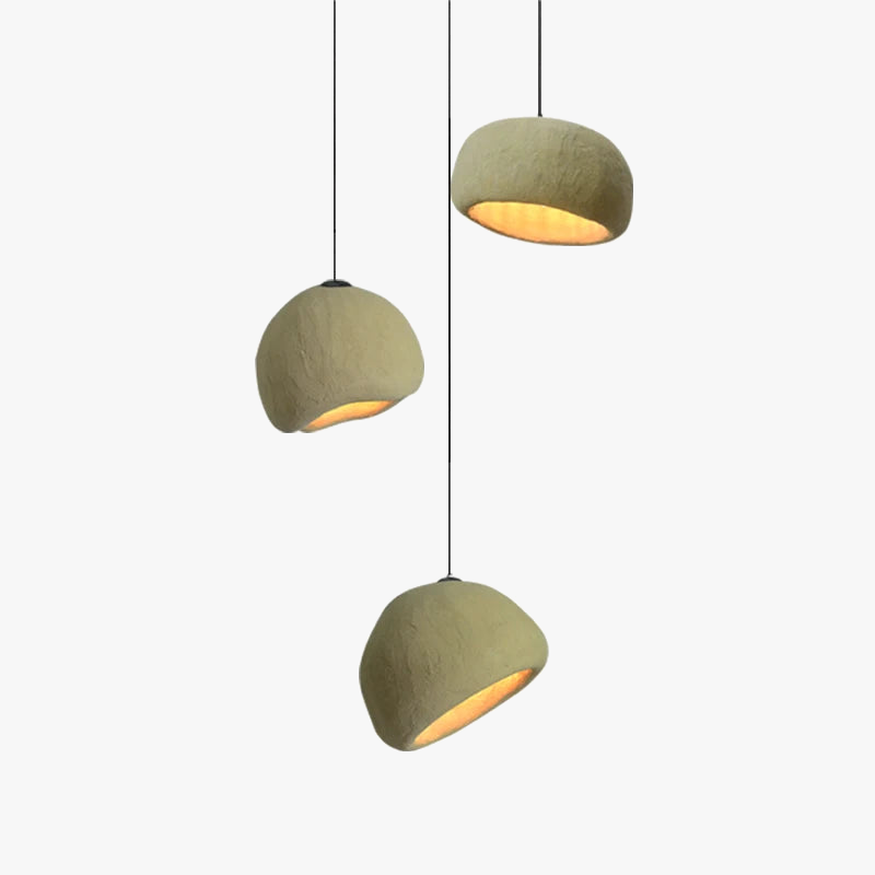 Retro loft stairs E27 LED chandelier wabi sabi pendant lamp nordic ceiling light