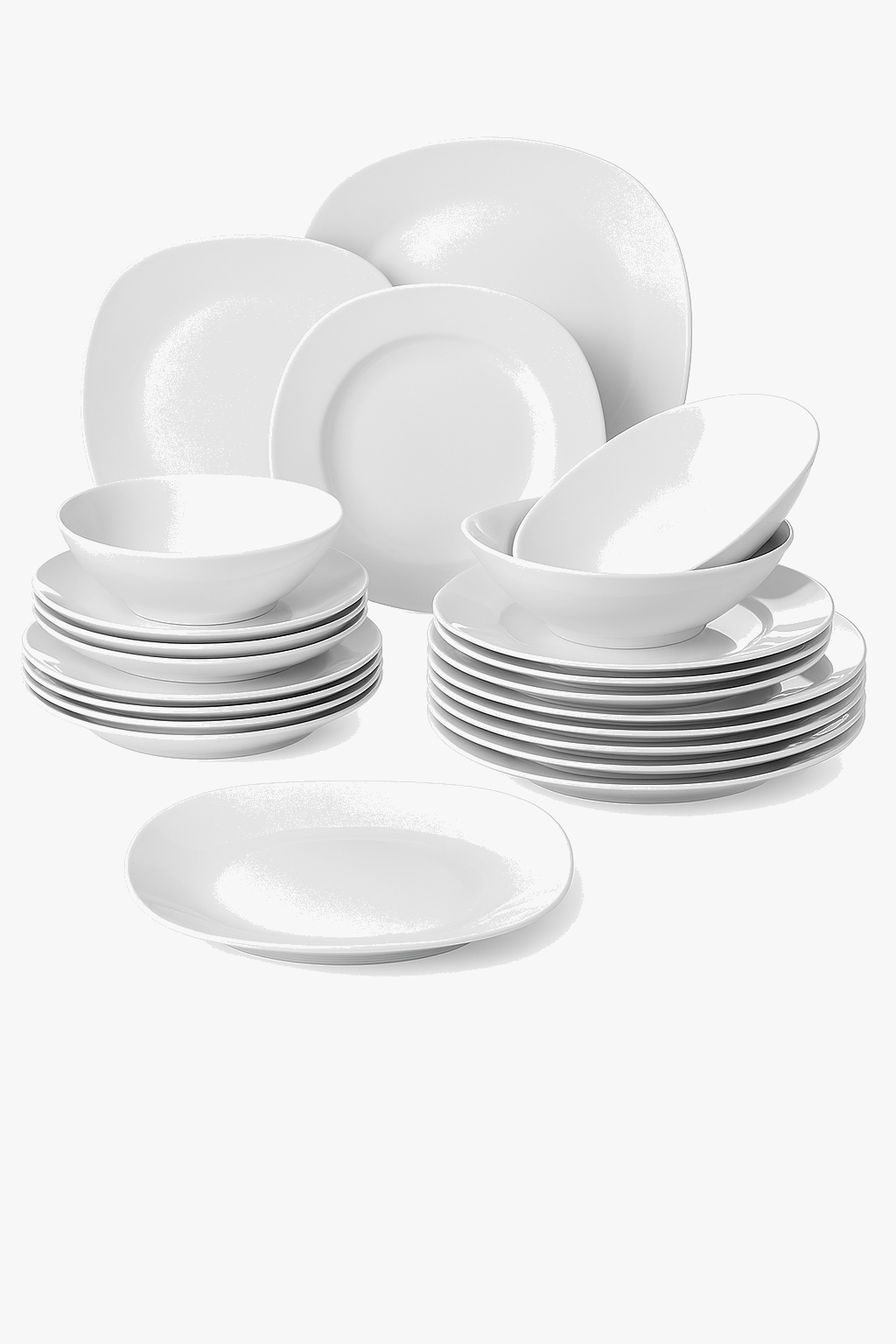 Modern porcelain dinnerware set 24 48 pieces