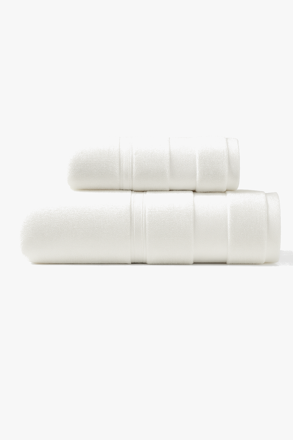 Set of 2 absorbent cotton bath towels