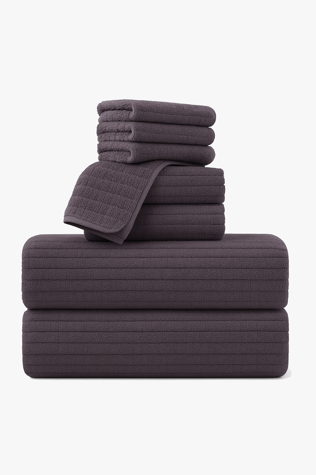 8-piece quick-dry bath towel set
