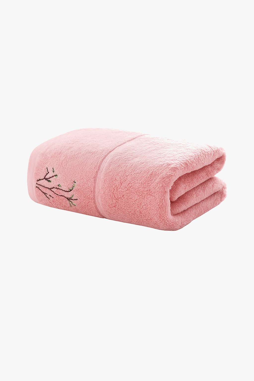 Absorbent bamboo fibre towel set solid colour