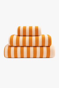 serviette de bain lot 3 rayees douces absorbantes