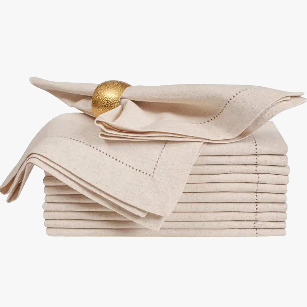 Classic style linen napkin set