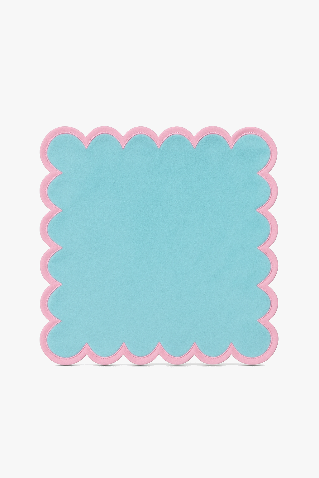 Seashell placemat marine style cotton linen