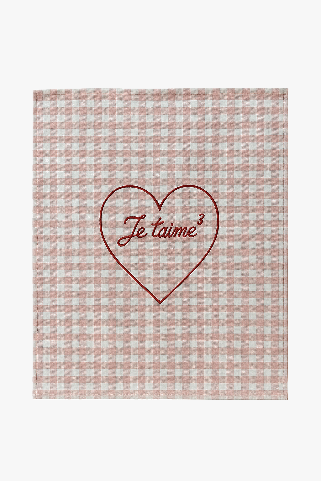 Embroidered cotton placemat retro pastoral style