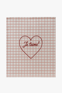 Embroidered cotton placemat retro pastoral style