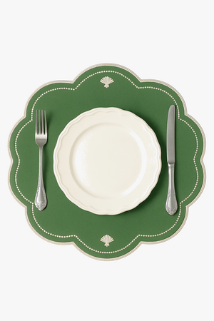 Set de table coton motif coquille saint jacques