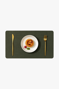 Waterproof dual-sided PU non-slip placemat