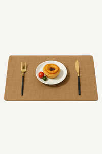 Dual-sided waterproof non-slip PU placemat