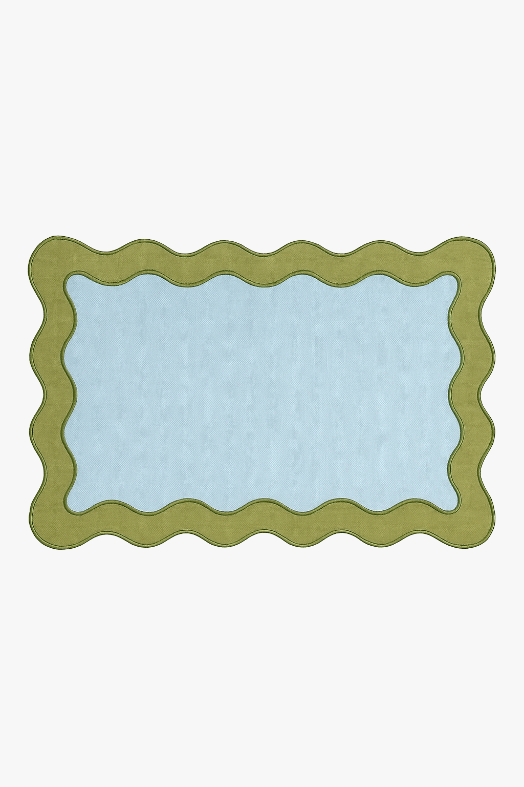 Scallop shell cotton placemat set