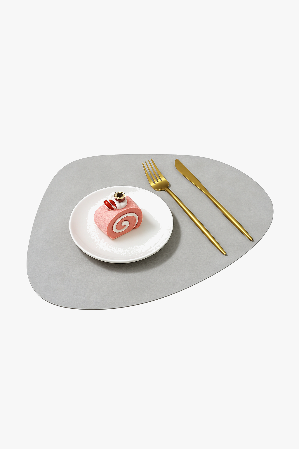 Nordic double-sided faux leather placemat set
