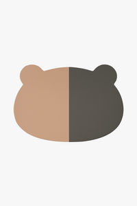 Cute bear washable PVC placemat set, Japanese style