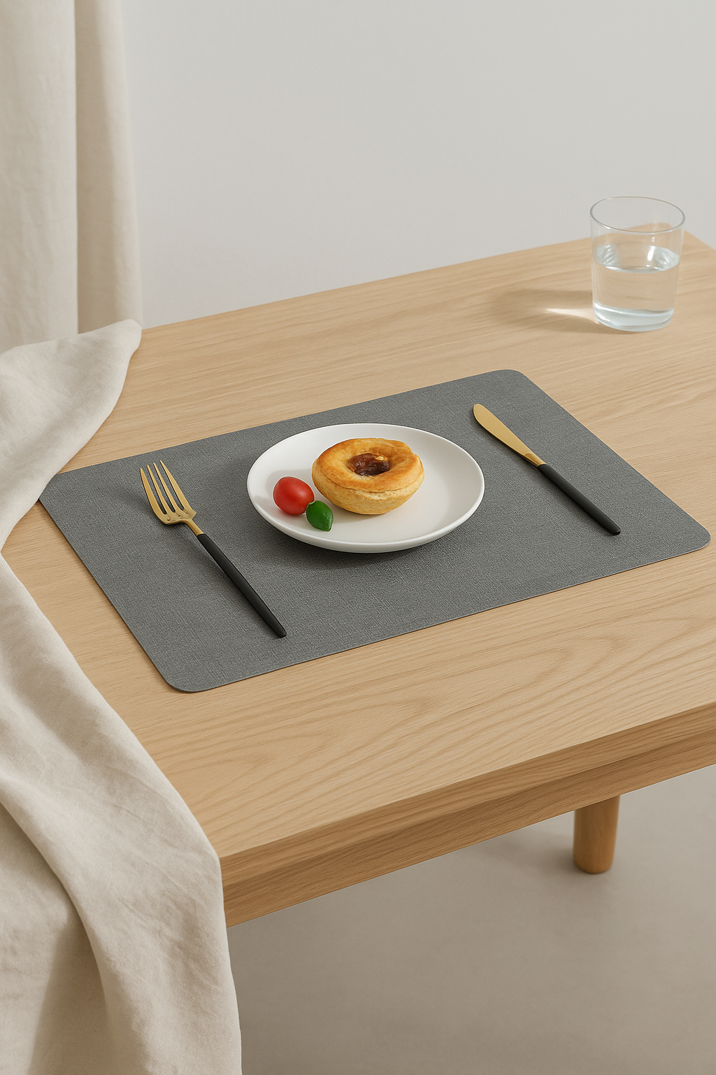 Double-sided waterproof non-slip PU placemat