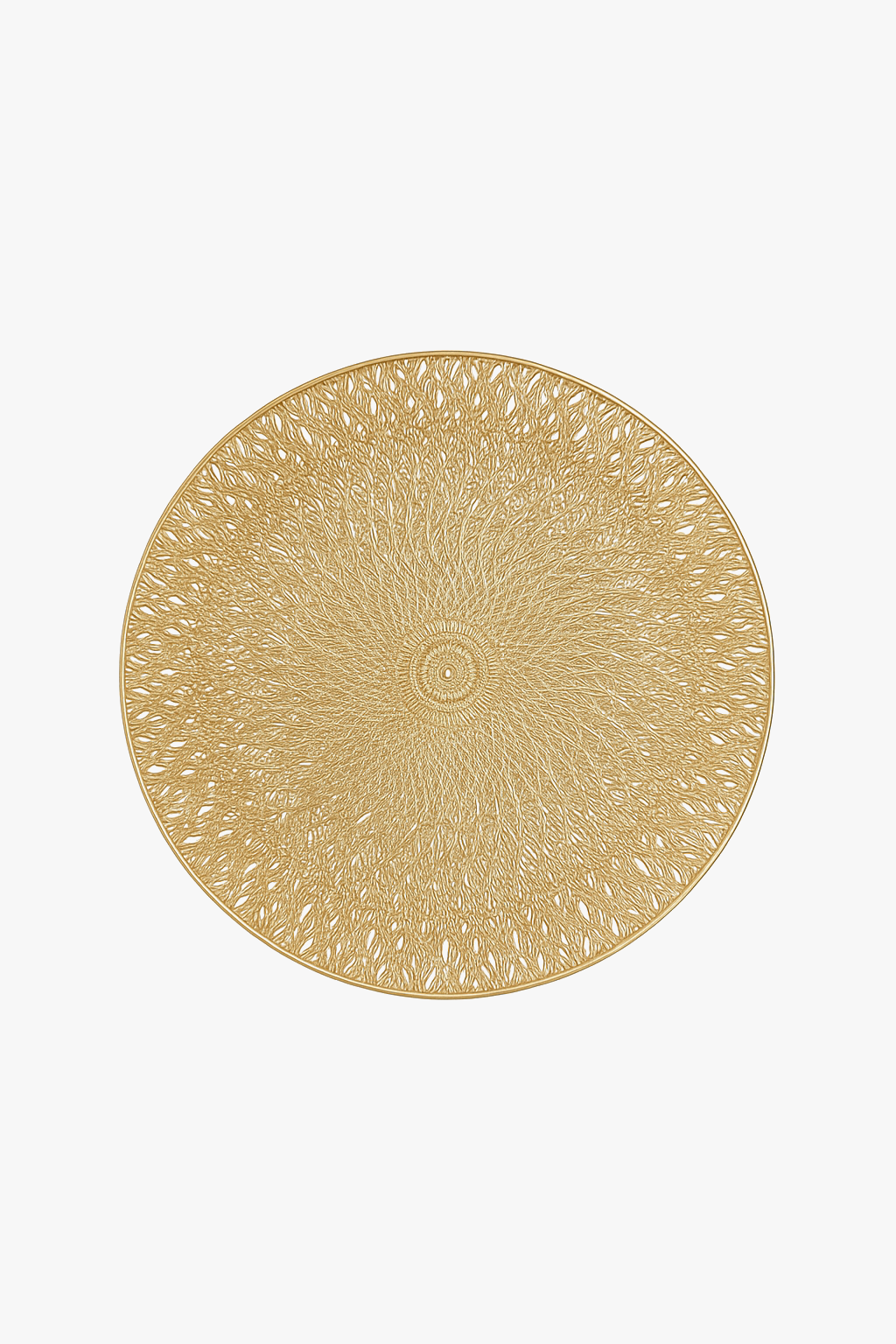 Round openwork placemat non-slip heat insulating