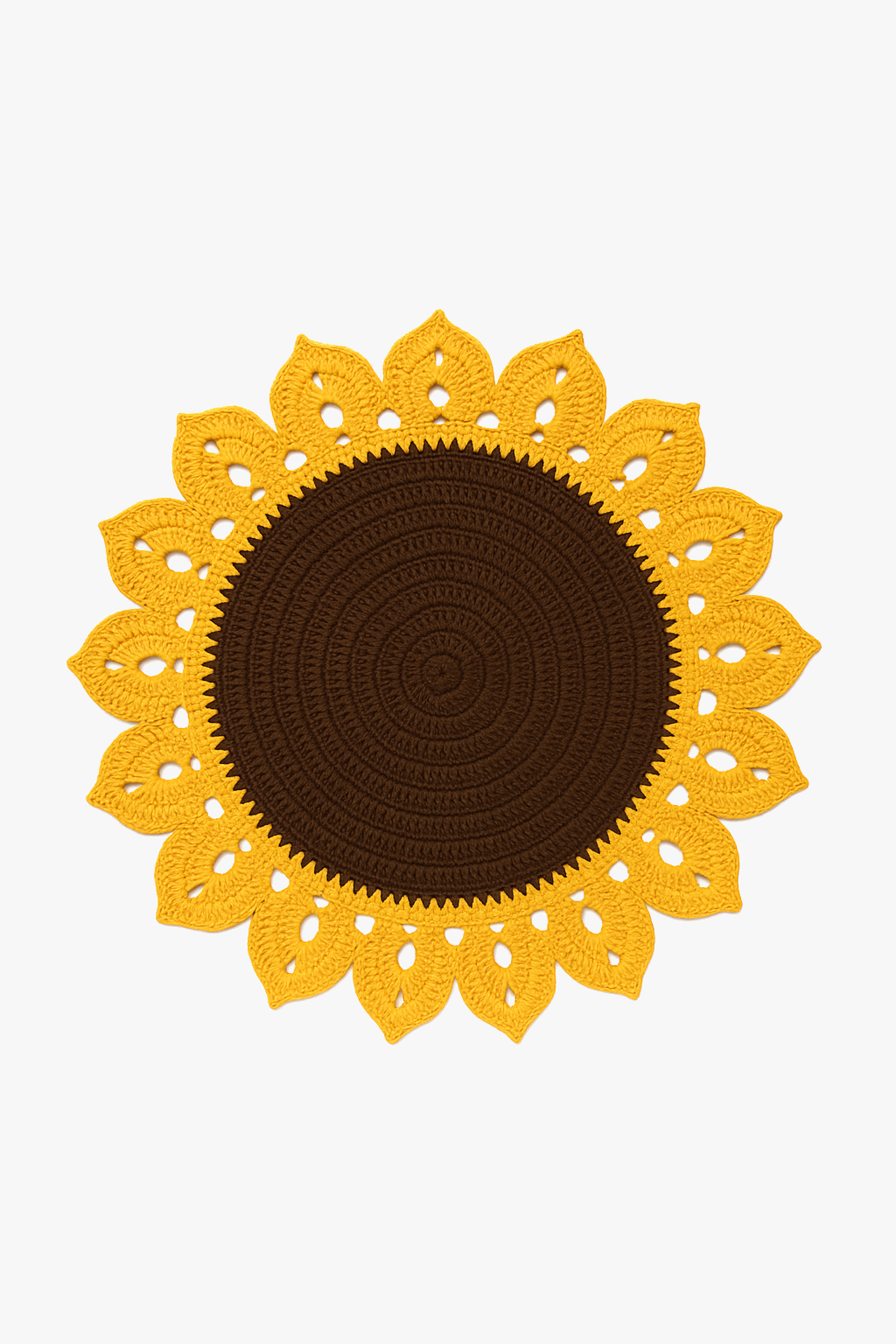 Sunflower country-style placemat for kitchen