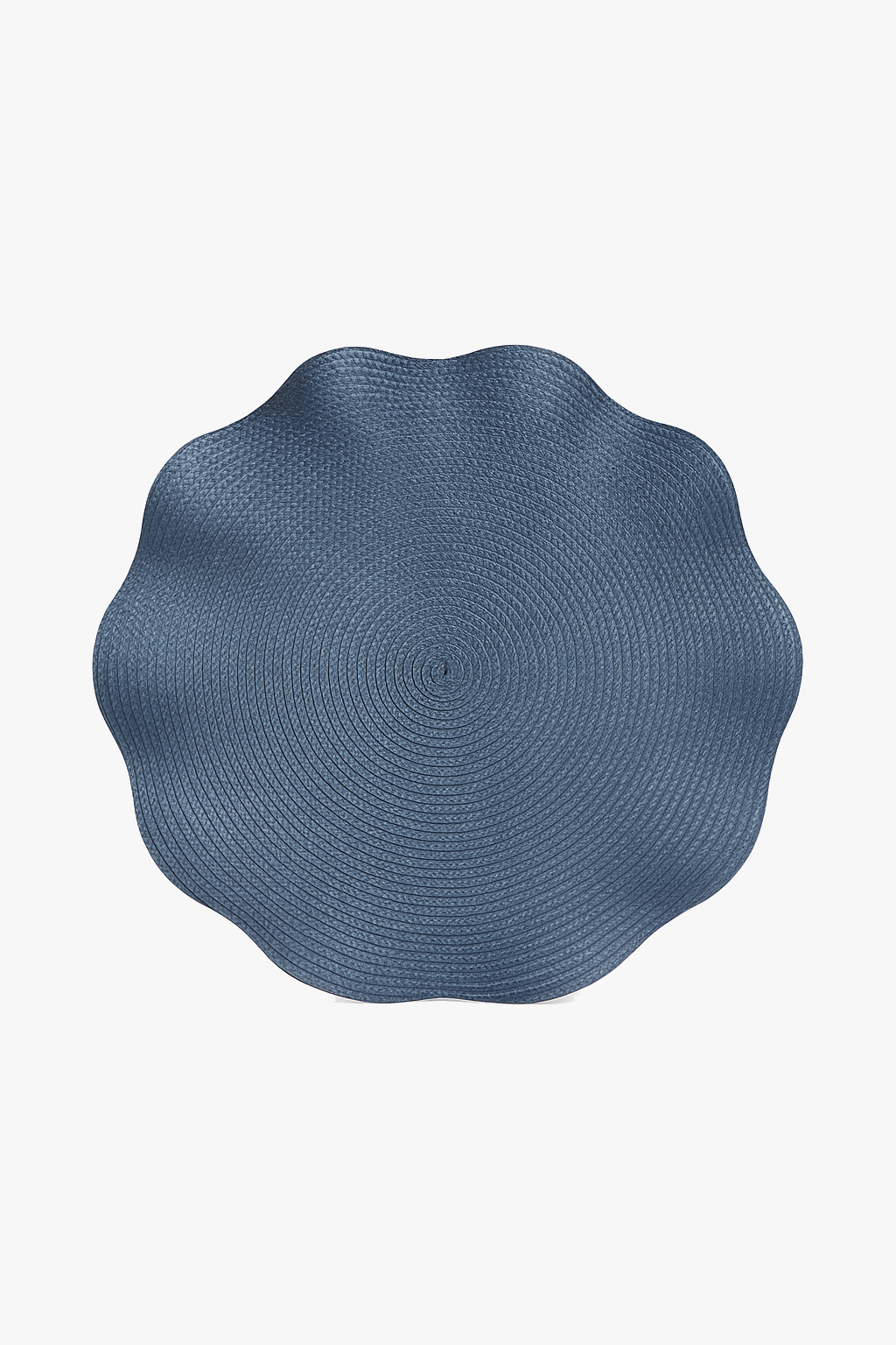 Modern wavy woven placemat set, washable, contemporary style