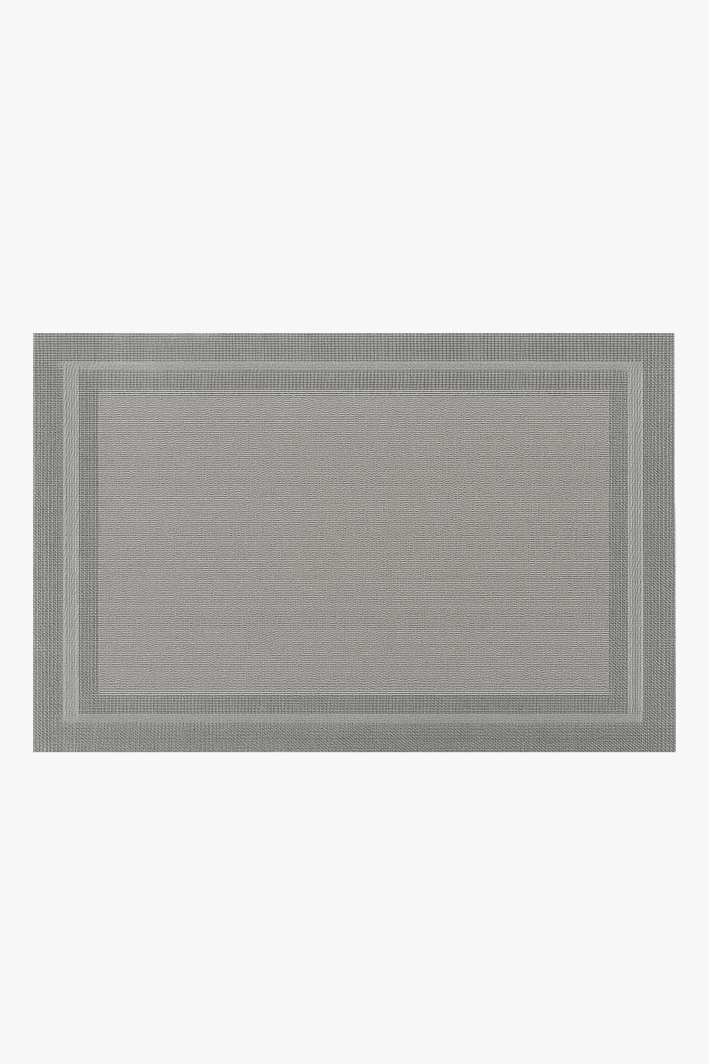 Heat-resistant non-slip woven vinyl placemat set