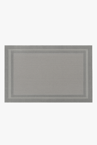 Heat-resistant non-slip woven vinyl placemat set
