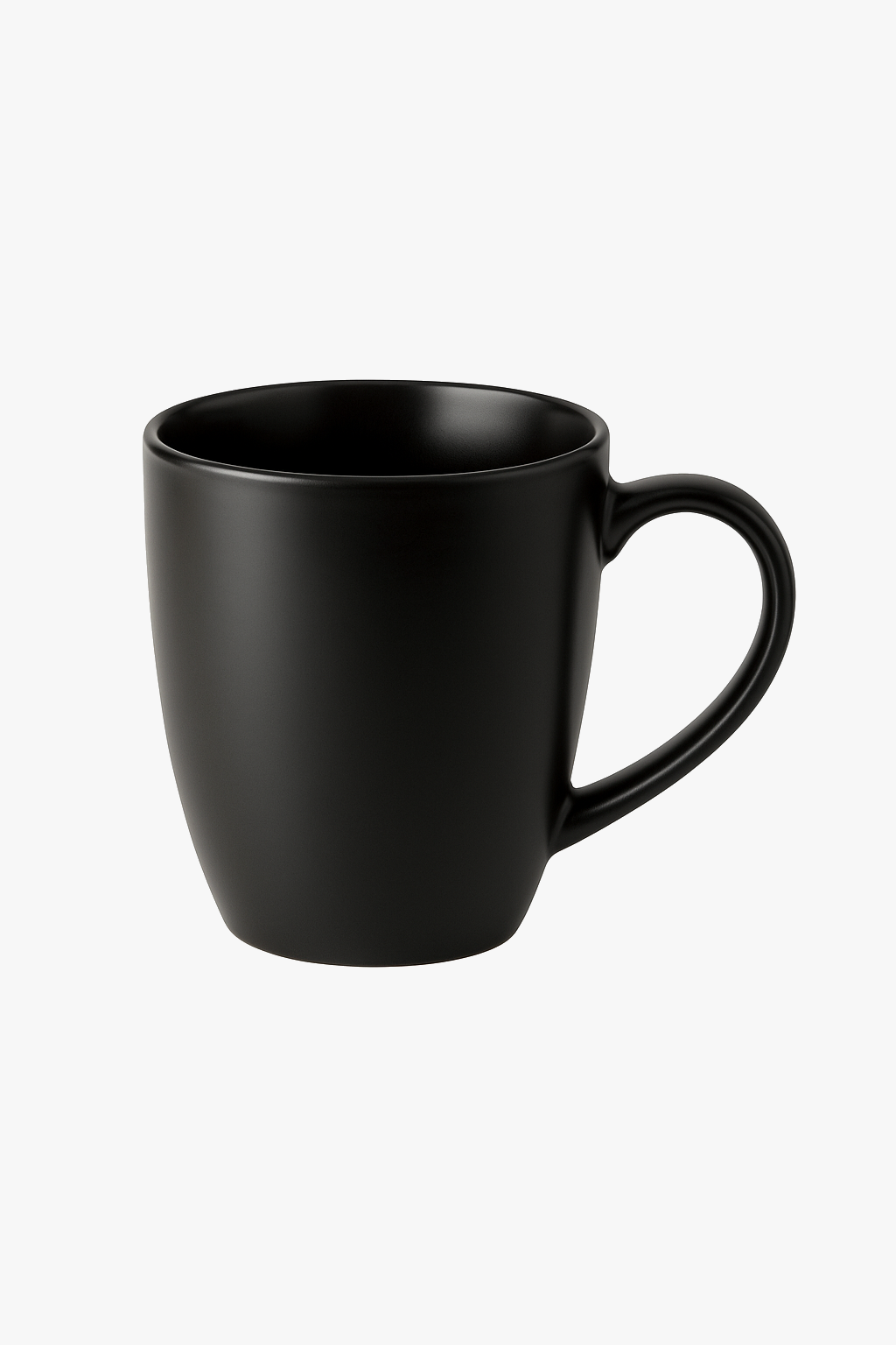 Stoneware coffee mug set with modern design, large capacity