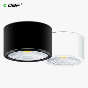 Short dimmable ceiling spotlight for indoor use