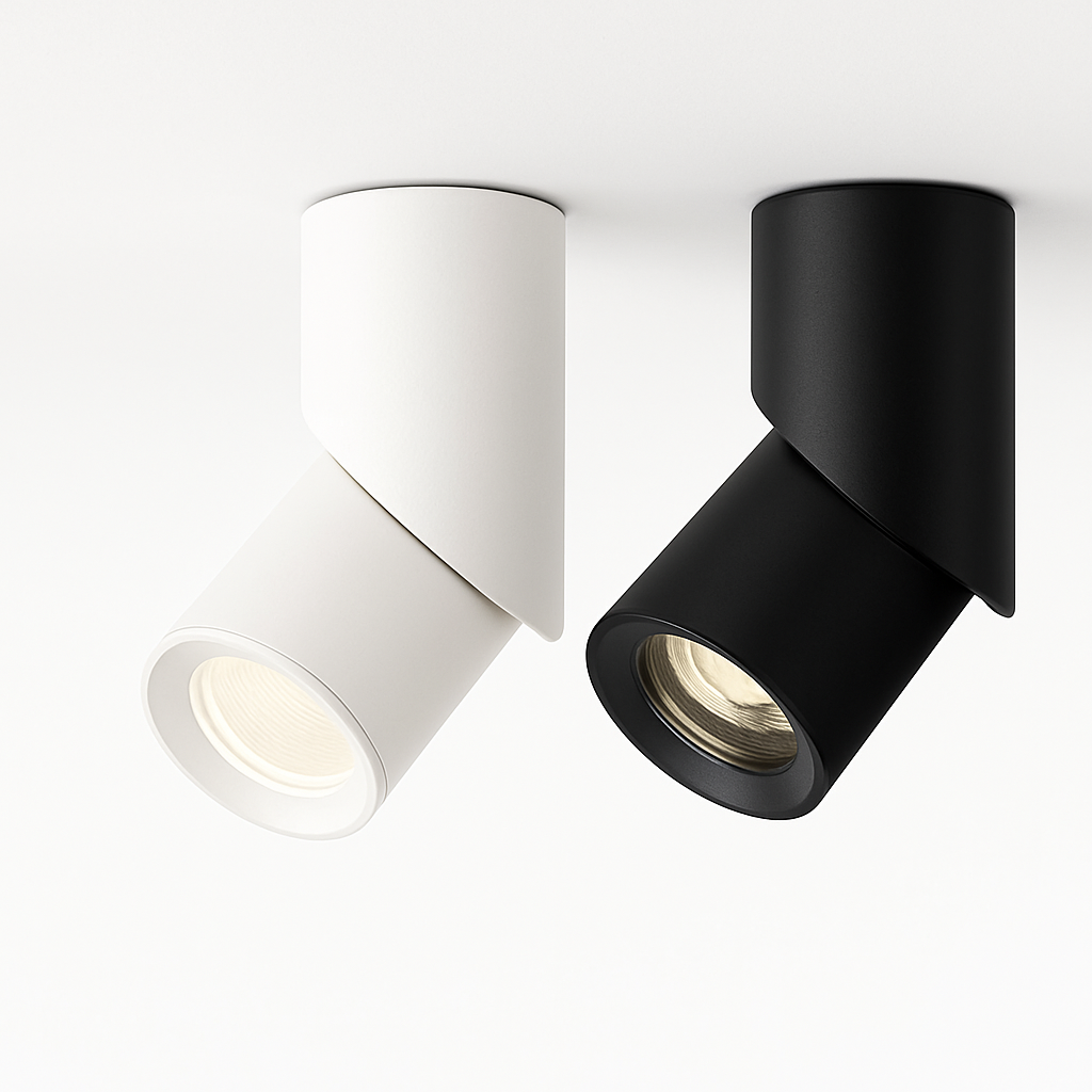 Design LED spotlight with 90° adjustable angle Silla - vue 5 sur 8