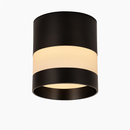 Round LED designer spotlight with light strip loft