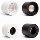 Surface mounted anti-glare dimmable LED downlights 7W-24W Epistar COB adjustable angle
