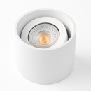 Surface mounted anti-glare dimmable LED downlights 7W-24W Epistar COB adjustable angle