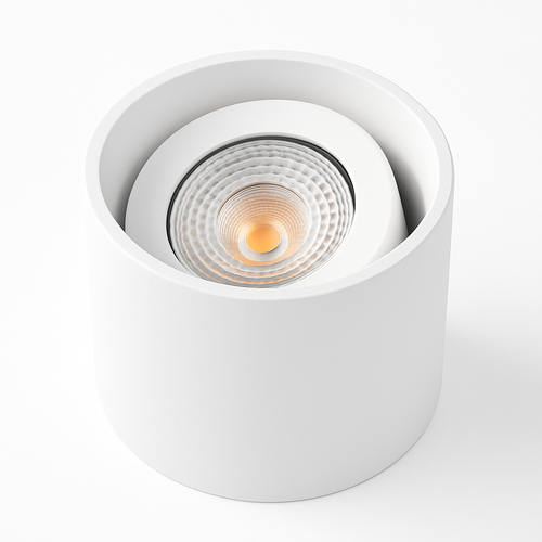 Surface mounted anti-glare dimmable LED downlights 7W-24W Epistar COB adjustable angle - vue 6 sur 6