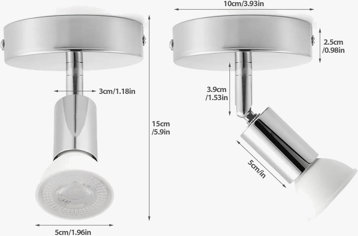 Dimmable LED spotlight for stylish shop lighting