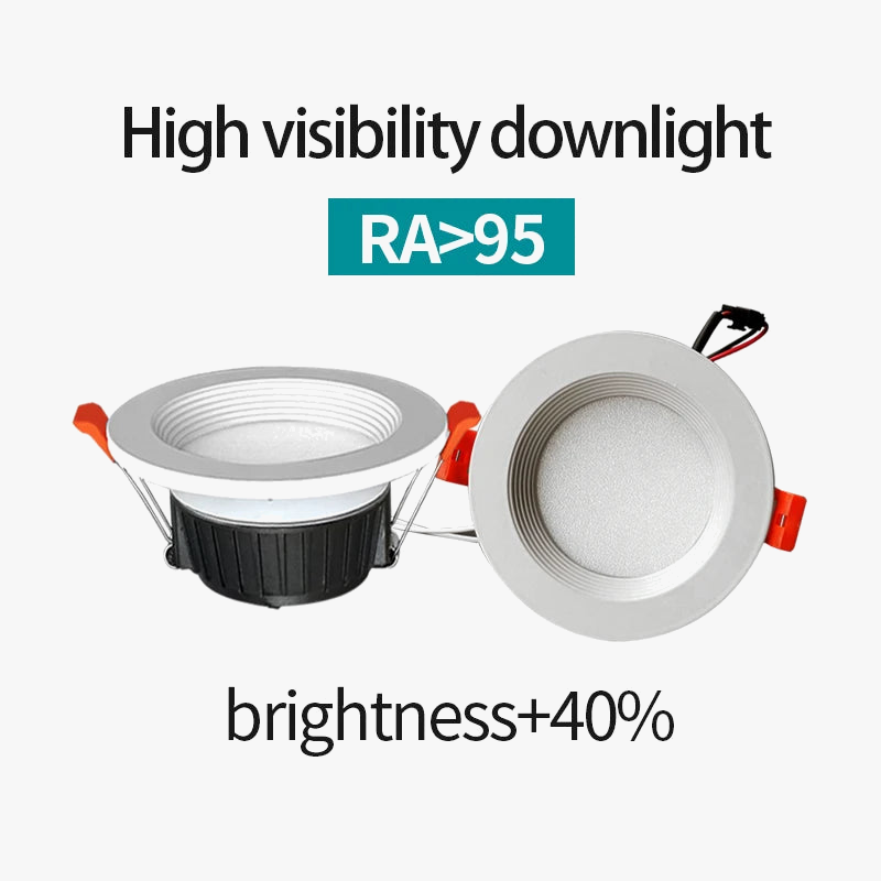 Dimmable recessed LED spotlight for indoor lighting