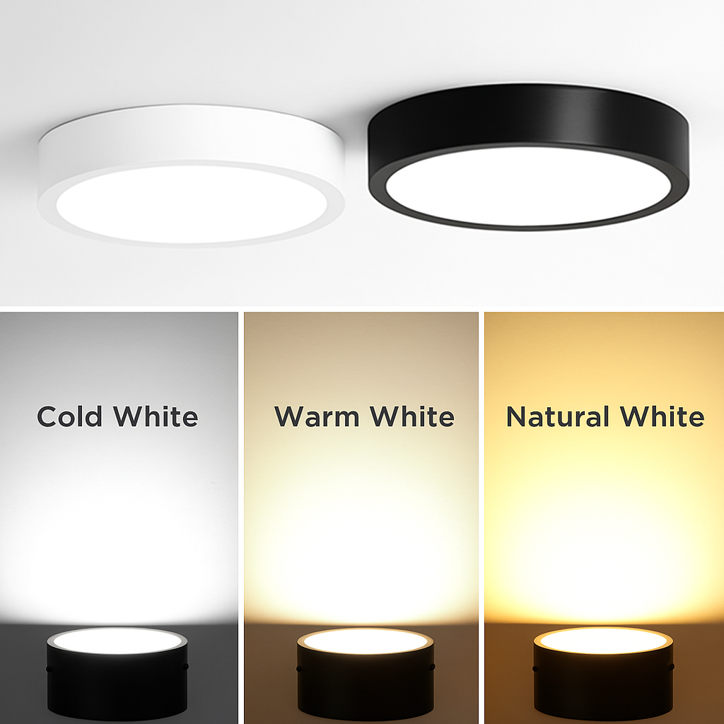 Modern recessed LED spotlight for interior lighting