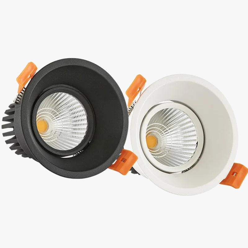 Round dimmable recessed LED spotlight for indoor decoration