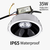 Waterproof outdoor LED spotlight for high brightness lighting