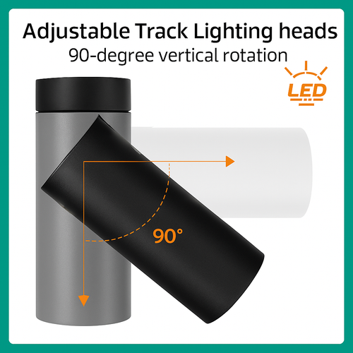 Modern surface mounted indoor LED ceiling spotlight - vue 6 sur 12