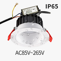 Waterproof dimmable LED spotlight for built-in outdoor lighting