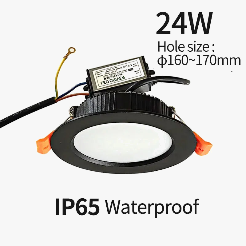 Waterproof LED spotlight for outdoor and indoor with driver kit