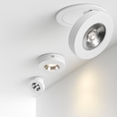 Modern round adjustable slim LED spotlight