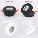 Modern round adjustable slim LED spotlight