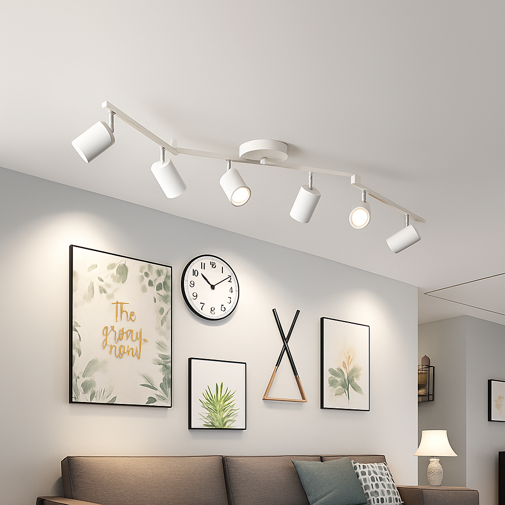 Ceiling spotlight for living room, dressing room, track lighting, surface mounted, bedroom and display showcase - 8627549307226