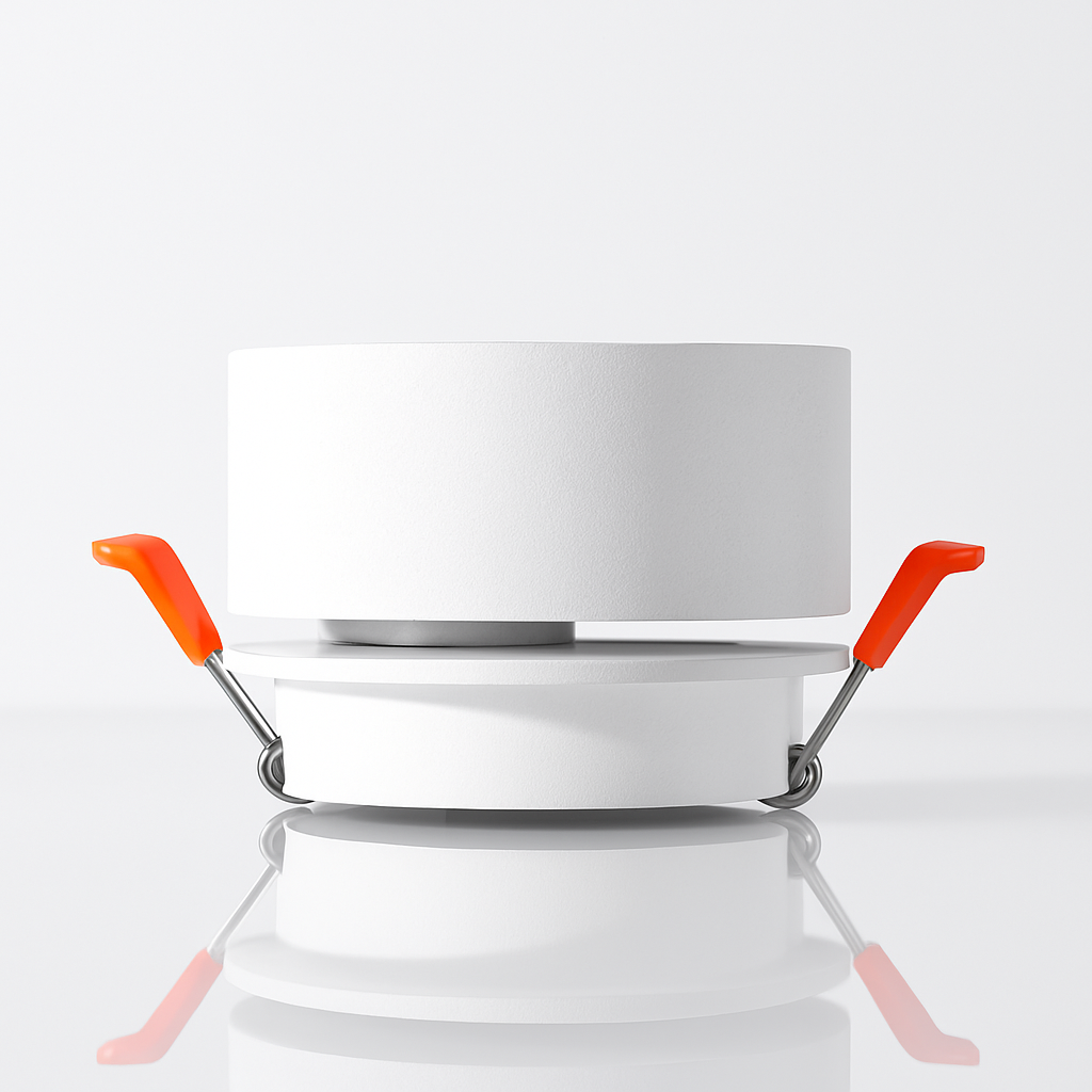 Round LED spotlight with 360° adjustable direction - vue 7 sur 8