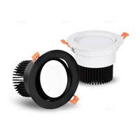 Dimmable recessed LED spotlights for modern interiors