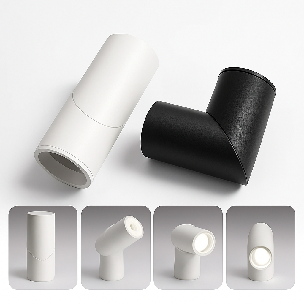 Dimmable rotating LED spotlights for indoor lighting - vue 3 sur 10
