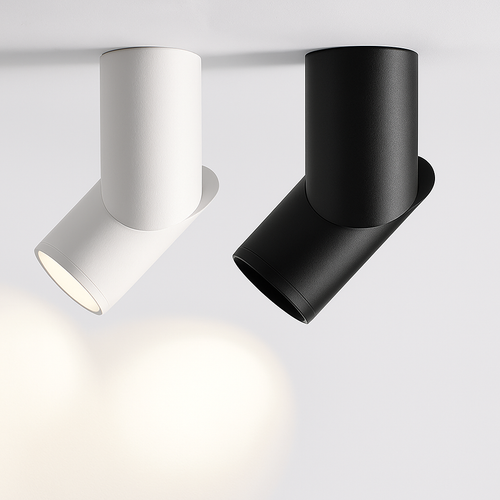 Dimmable rotating LED spotlights for indoor lighting - vue 5 sur 10